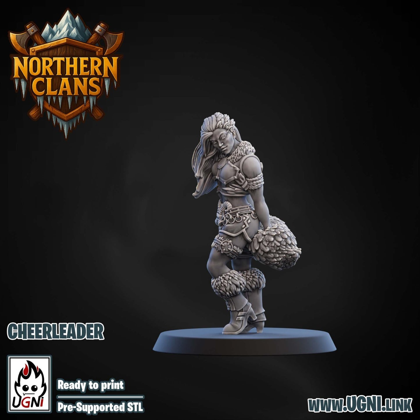 cheerleader northen clans- Star Player convient a bloodbowl