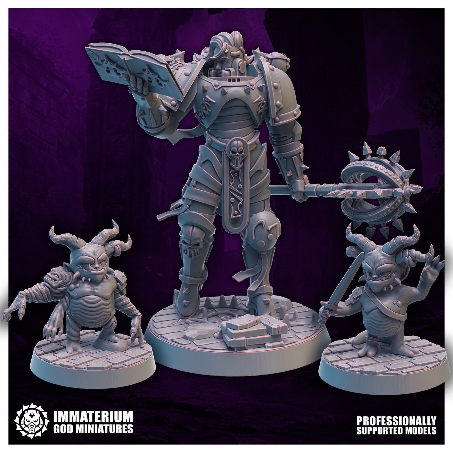 Lorgana, Demonic ritualist + 2 demon