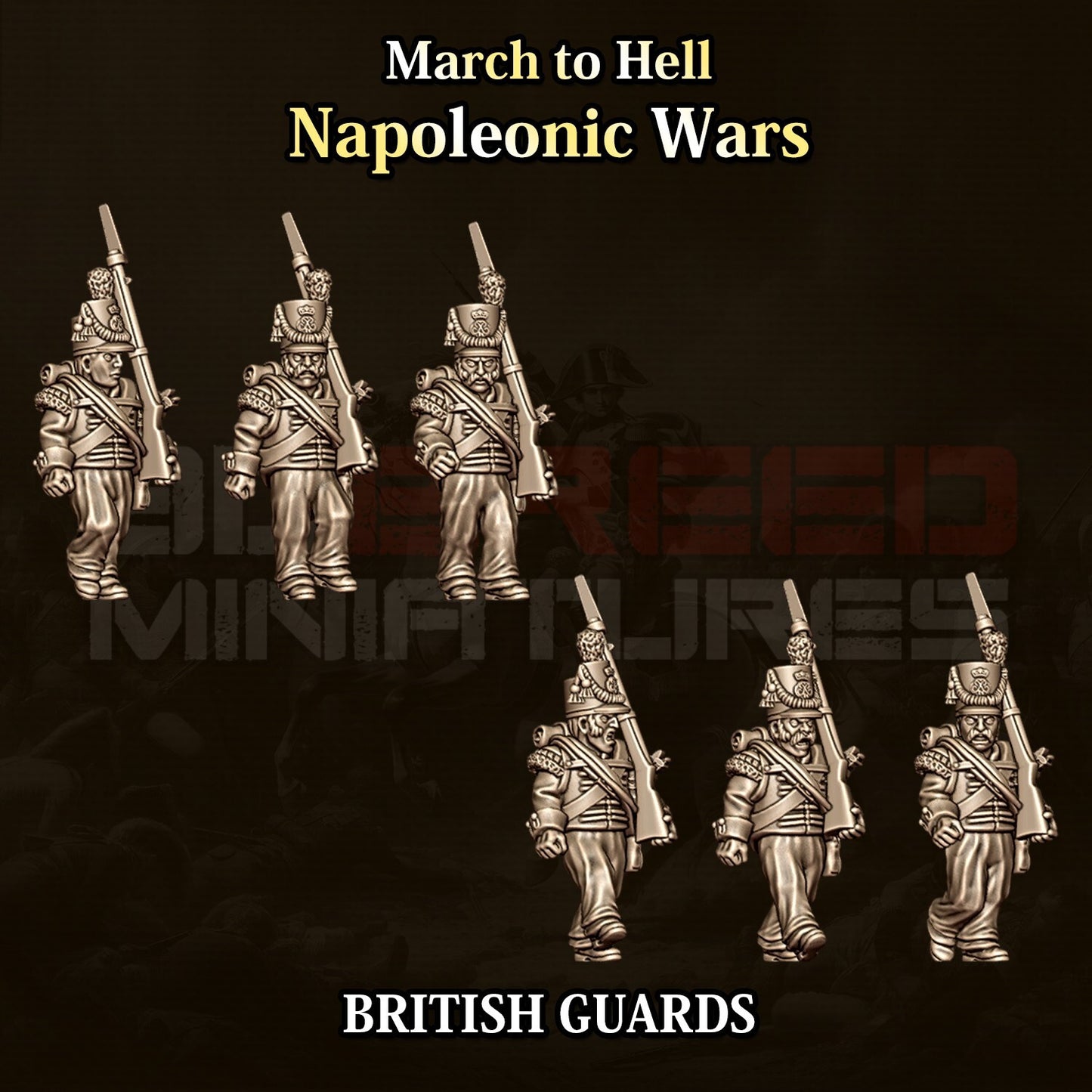 guarde infanterie britannique 15MM