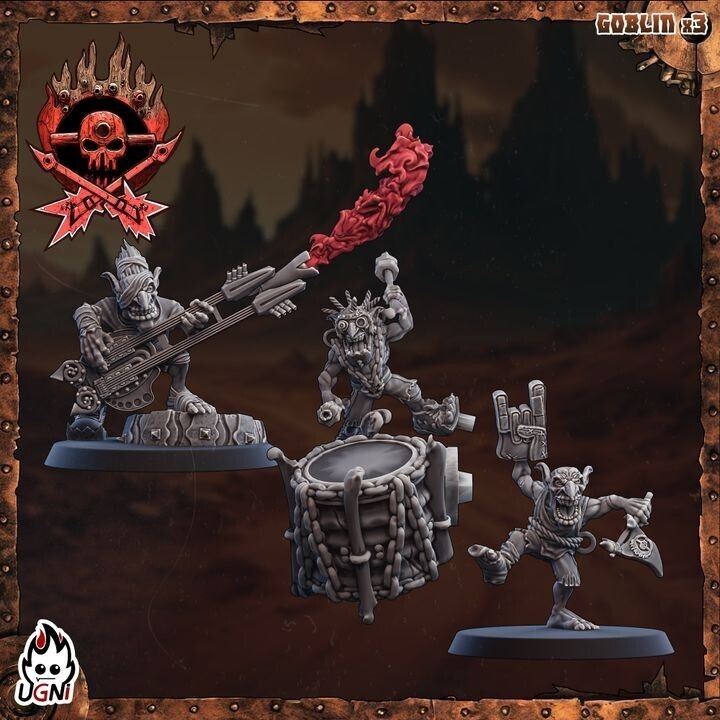 supporter gobelin musicien (Mad Max Style) equipe ORc Fantasy Football