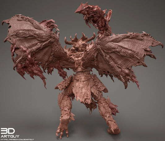 Démon de la rage version 12cm de haut