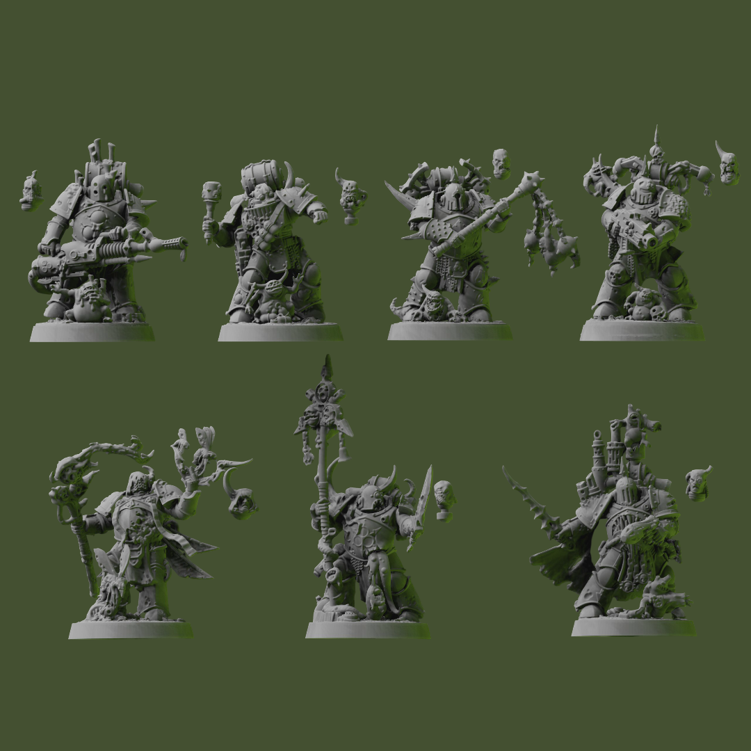 escouade de 7 guerrier