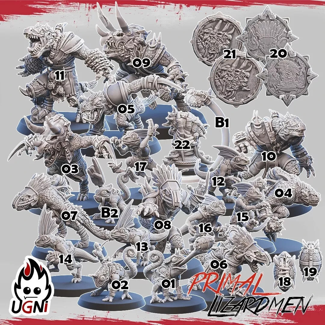 Lizardmen Team (Primal Style) fantasy football