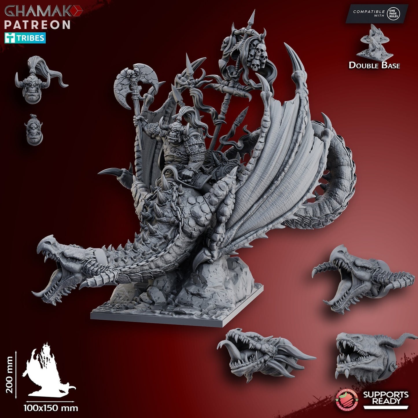 seigneur orque sur wyvern