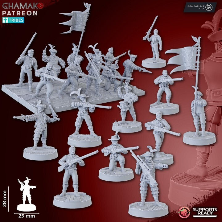 10 Empire Arquebusiers