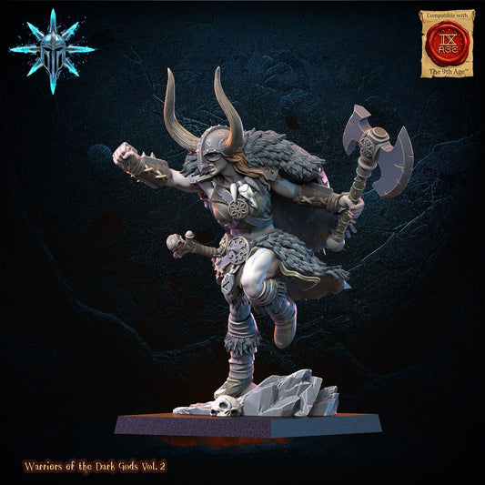 heroine guerrier du chaos