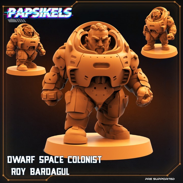 DWARF SPACE COLONIST ROY BARDAGUL