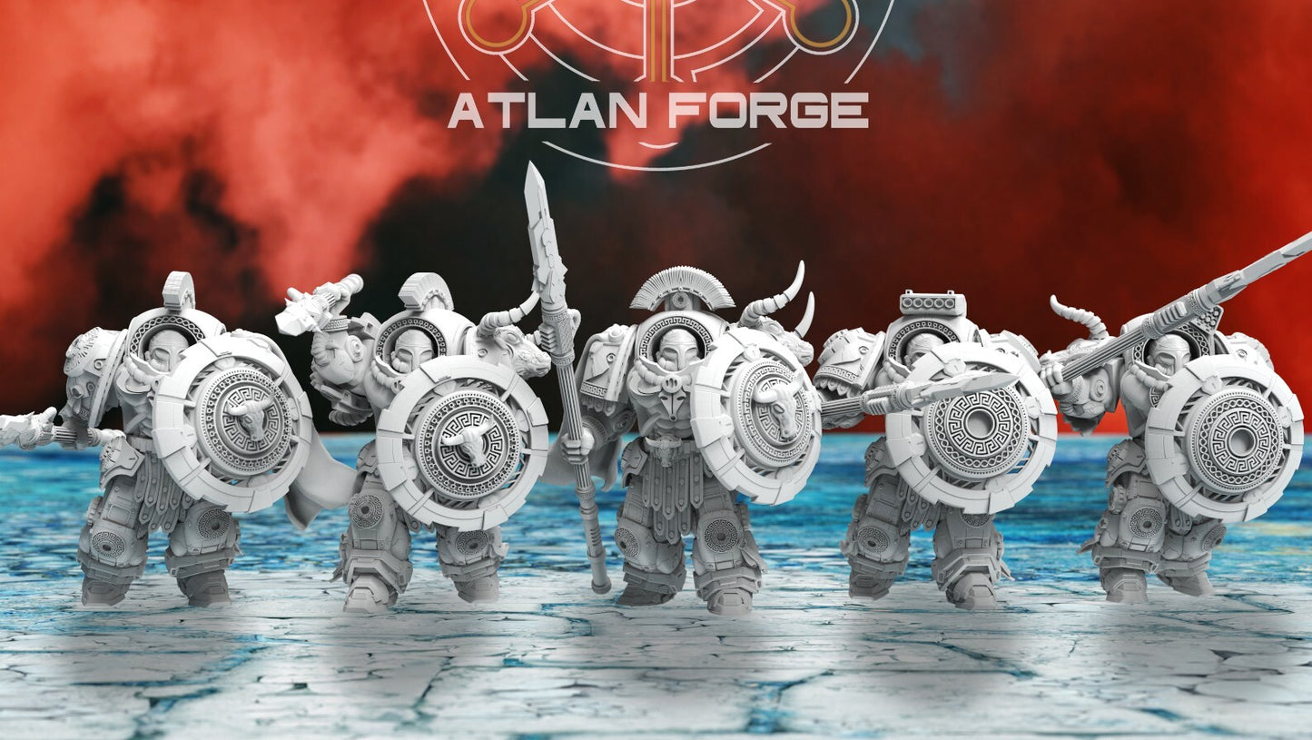 5 Minoan Assault Myrmidons compatible space wolves