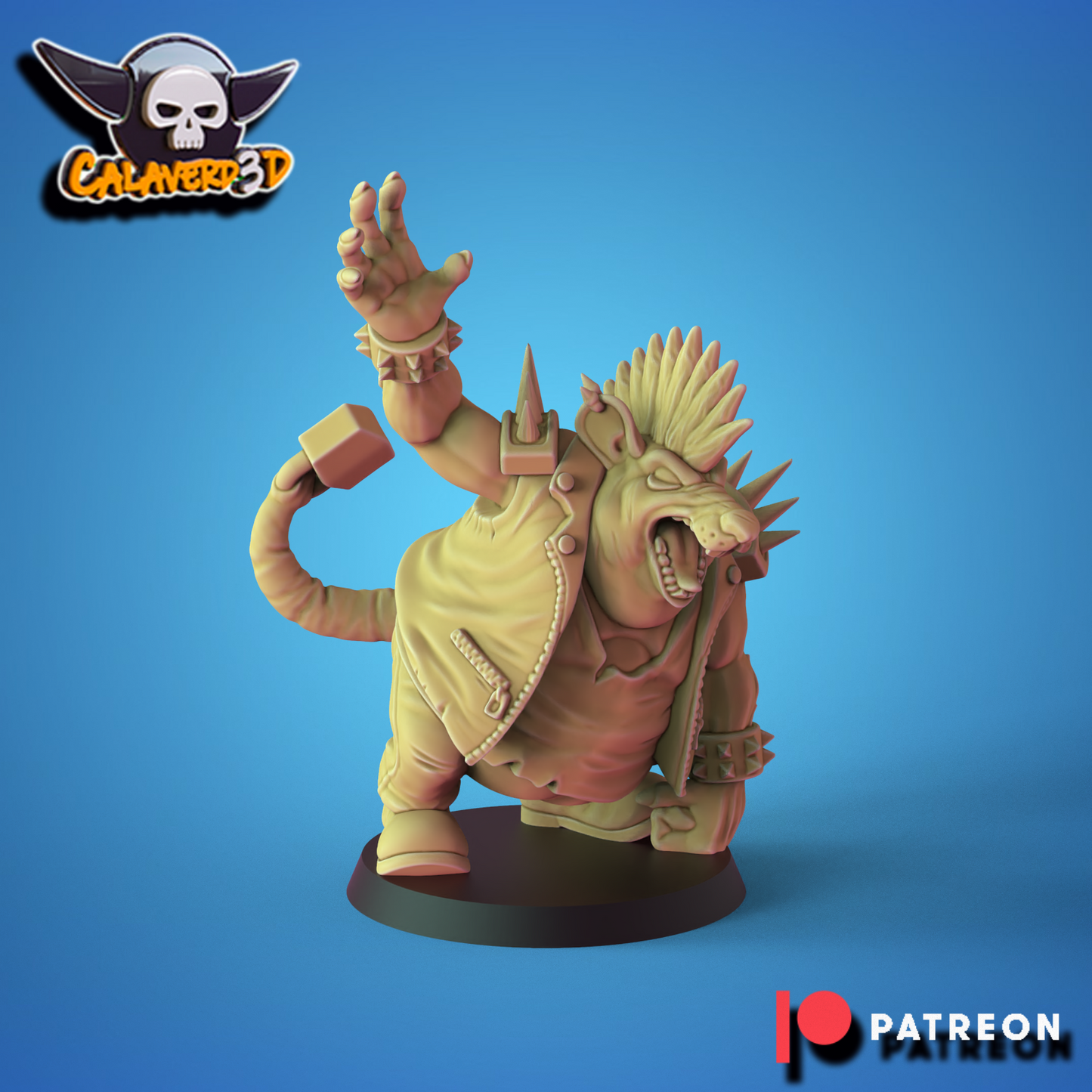 Punk Fat rat compatible equipe skaven rat ogre Team fantasy Football