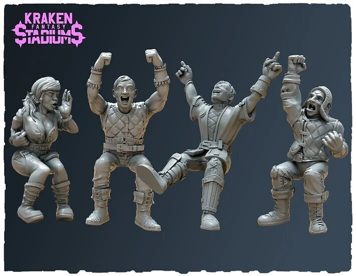 4 supporteur humain Fantasy Football