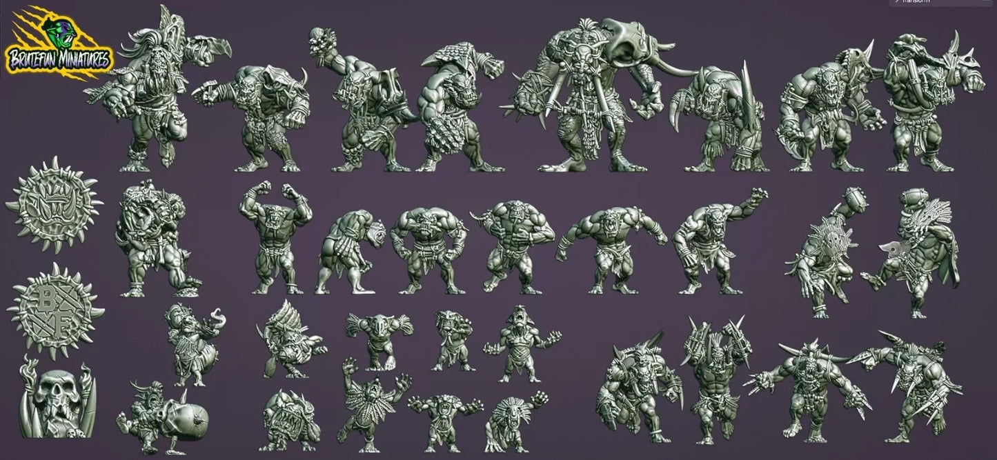 Savage Orc Team Fantasy Football equipe orc sauvage