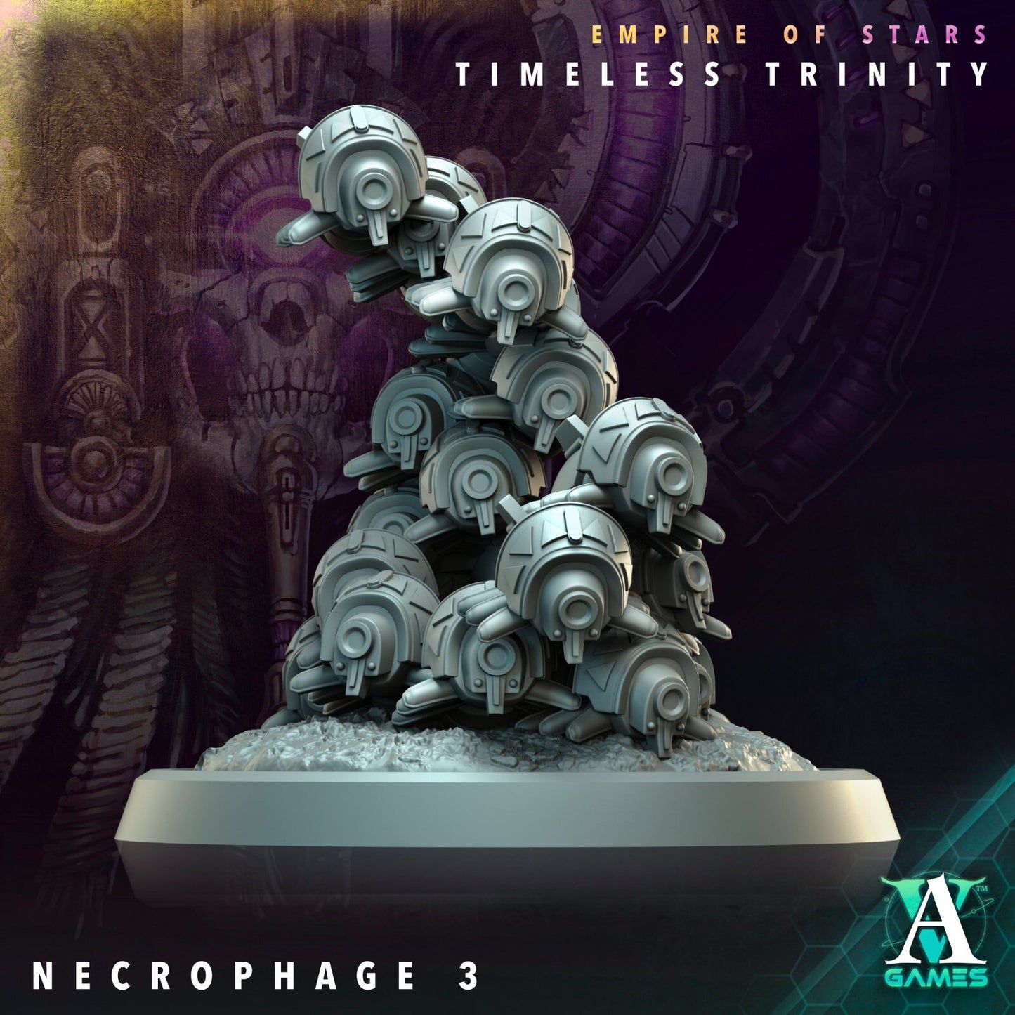 3 necrophage socle 40mm