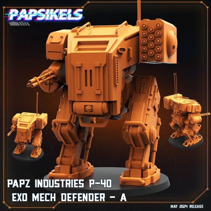 papz industrie p-40 exo mech defender