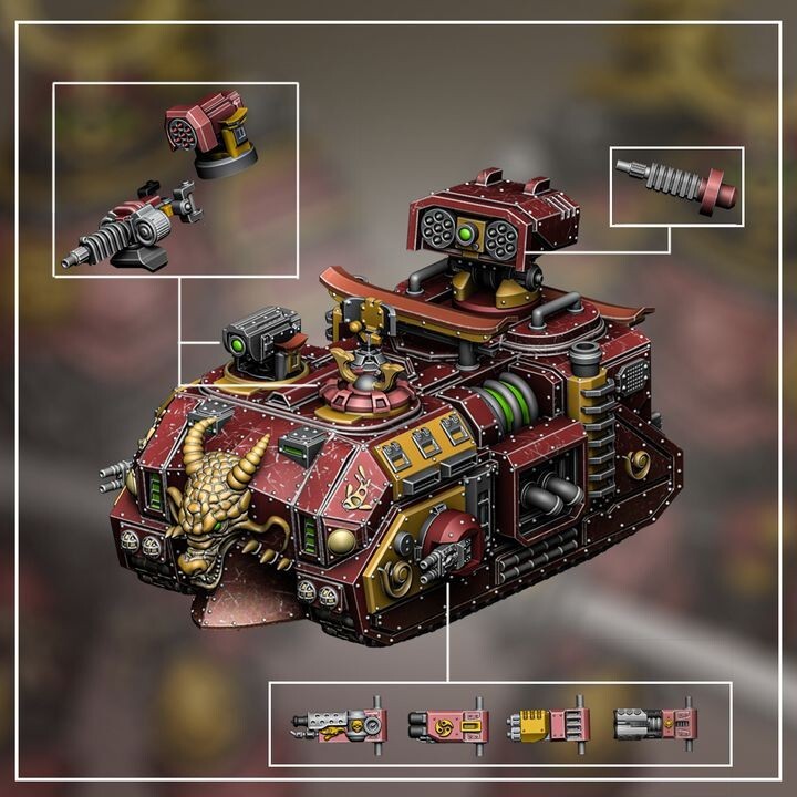 Manzu Ama - Type T1 IFV space marine samurai