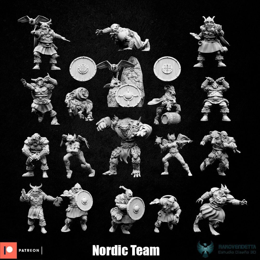 equipe nordique fantasy convient a bloodbowl