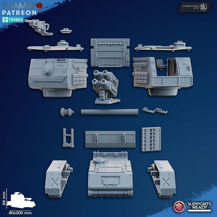 Self-propelled Artillery (Mortar & Cannon)