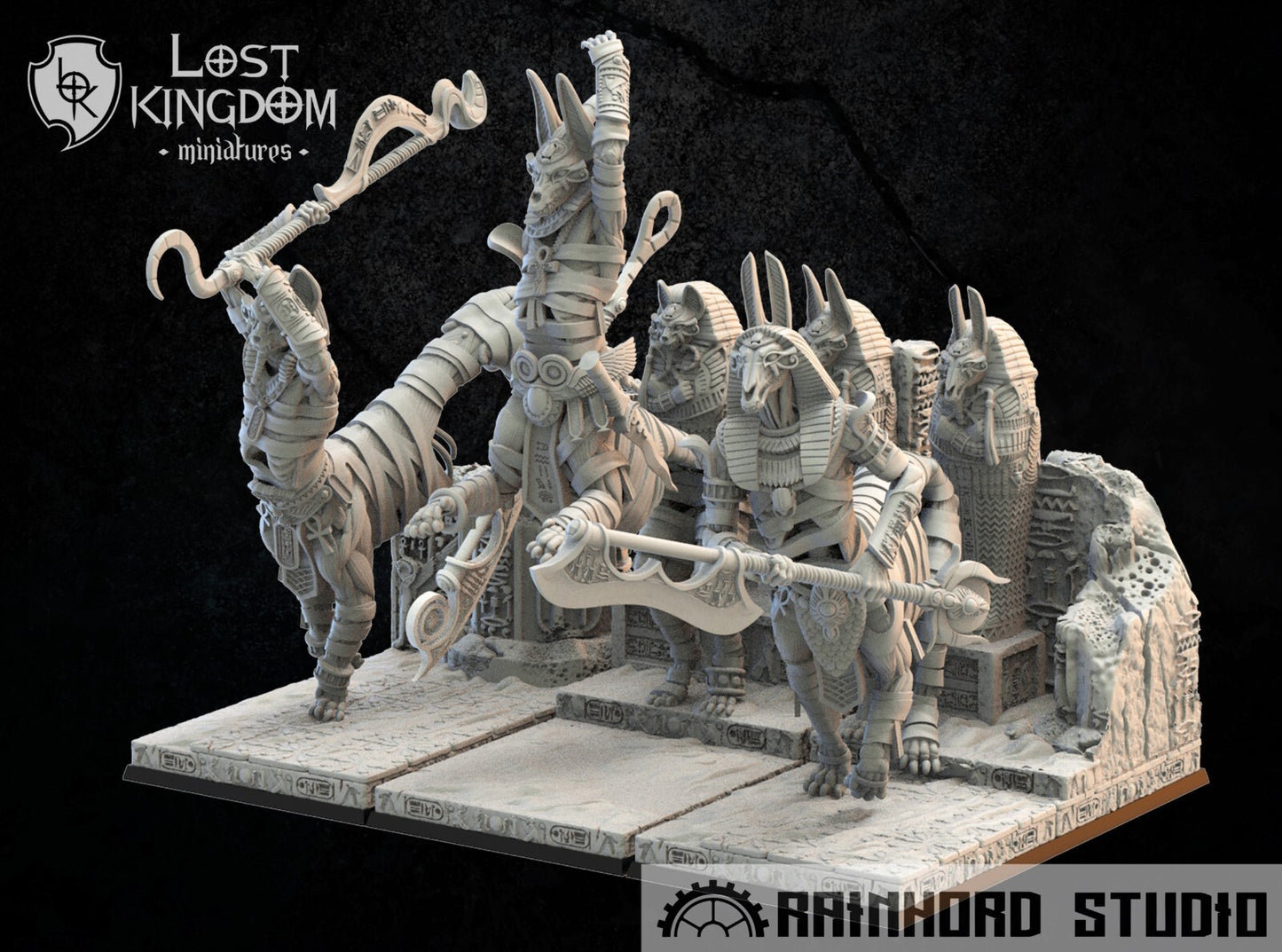 3 gardiens rois des tombes