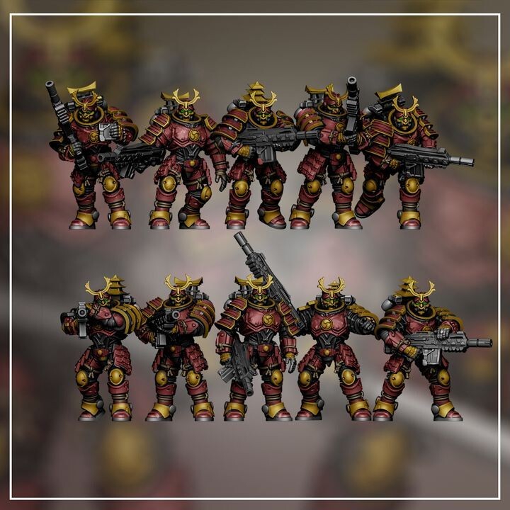 Manzu Ama - Ronin Gunners 10 space marine samurai
