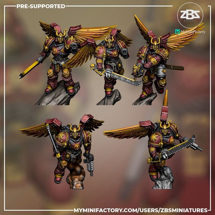5 Manzu Ama - Tenshi space marine samurai monobloc