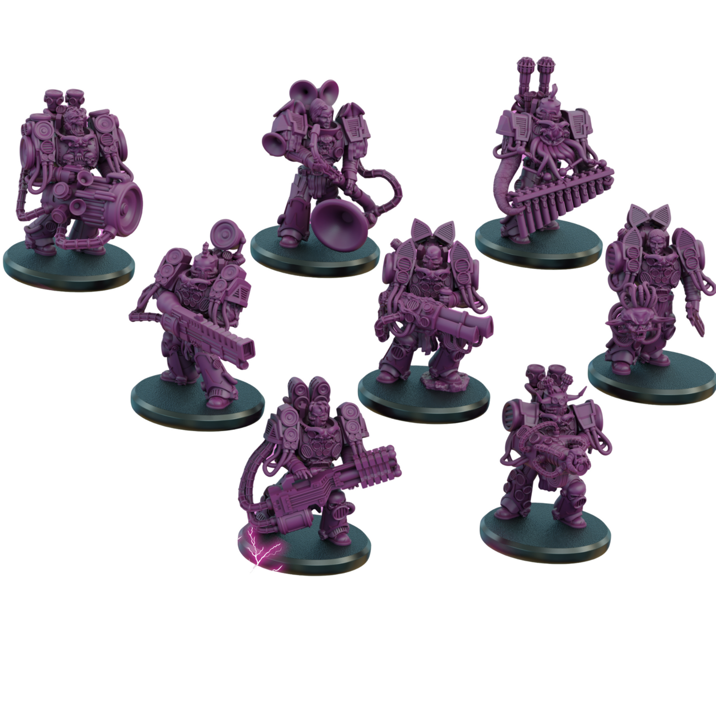 8 space marines compatible emperor children
