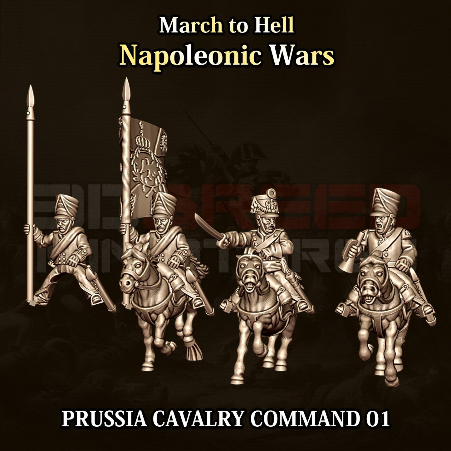 qg cavalerie prusse 15MM