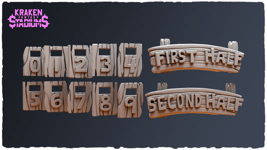 compteur tour decor terrain convient a bloodbowl