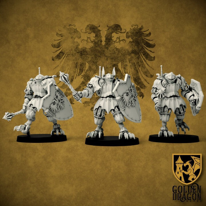 3 Holy Roman Empire - Knecht Battlesuits garde imperial