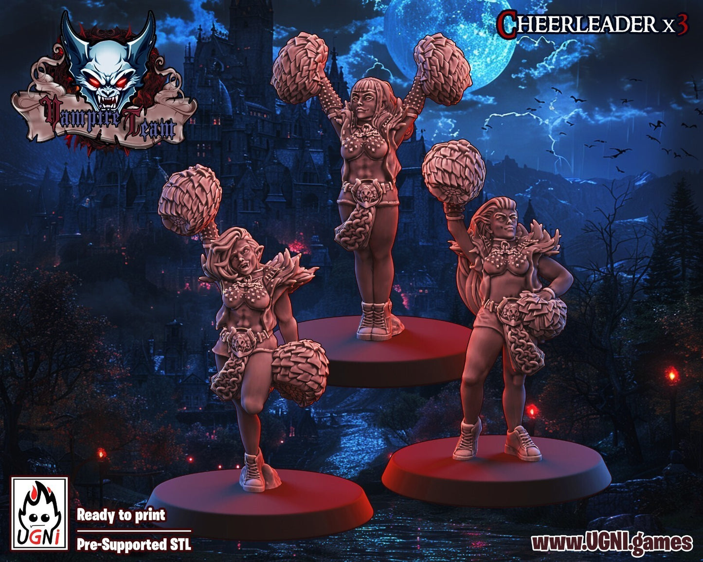 cherleader vampire star players Fantasy Football convient a bloodbowl