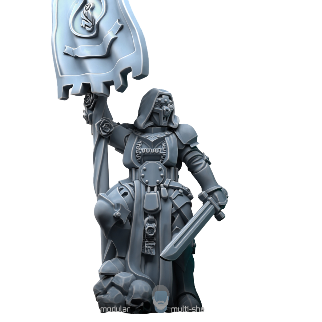 PORTE BANNIERE compatible soeurs de batailles