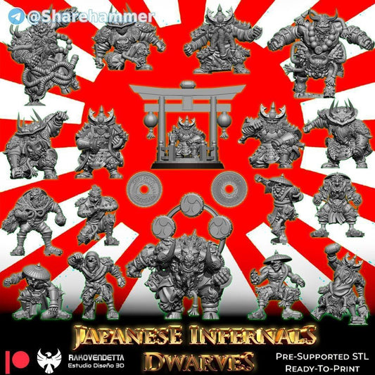 japanese inferals fantasy convient a bloodbowl
