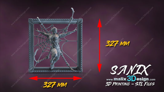 cadre spider man de 32 cm