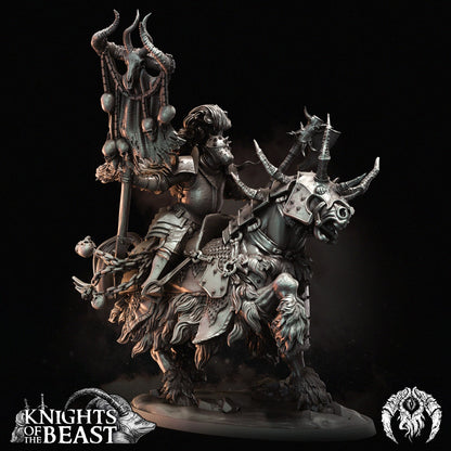 3 cavaliers  du chaos  sur monture