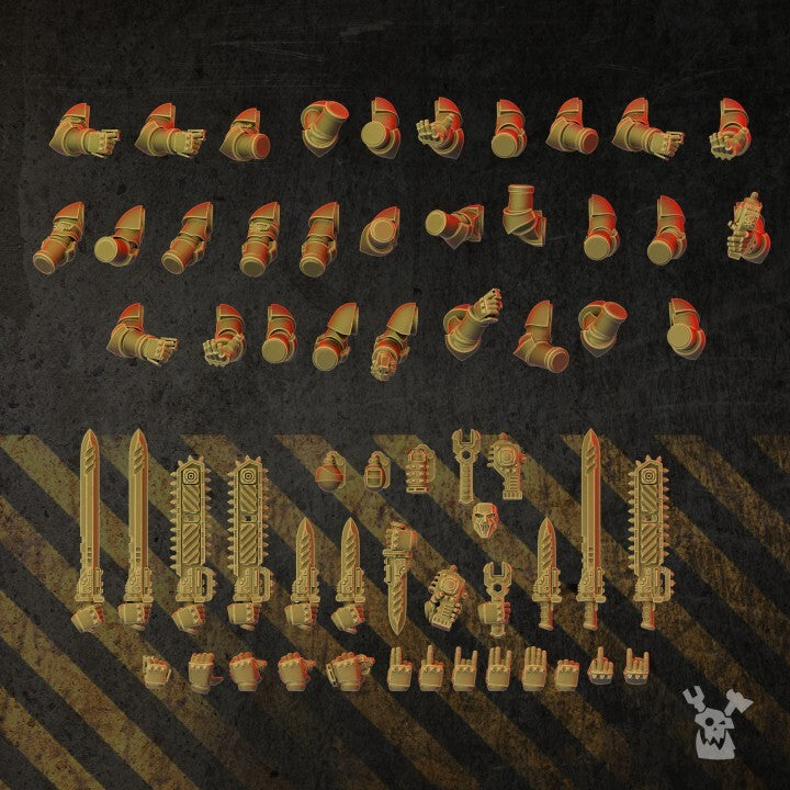 10 Full Metal Brothers + kit d'armes