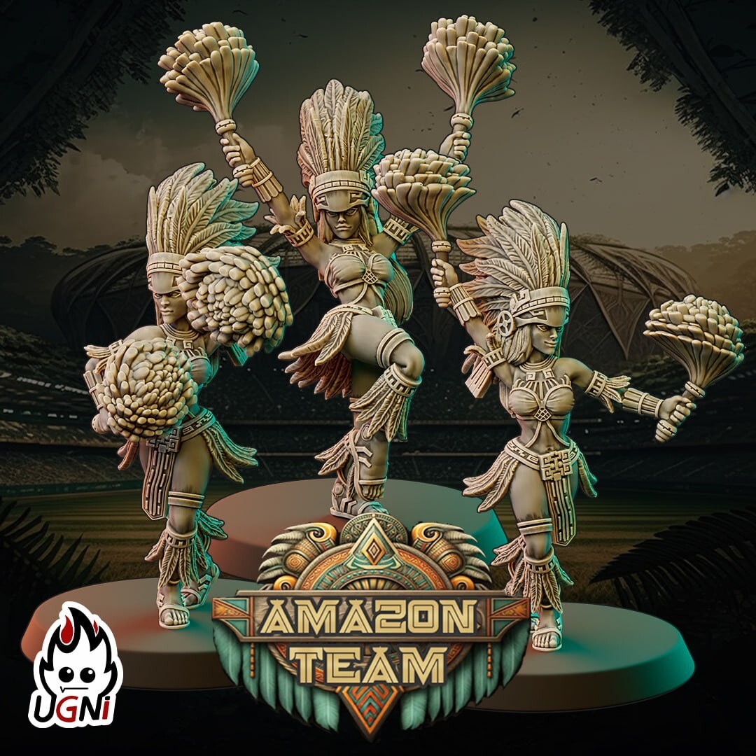 pom pom girl amazone fantasy convient a bloodbowl