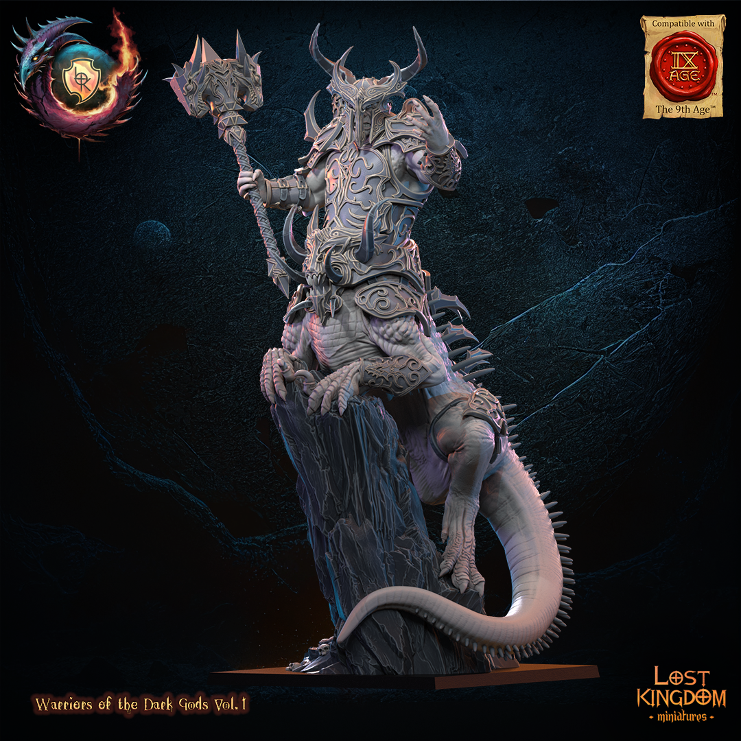 seigneur dragon ogre du chaos ANCIEN FELDRAKE hauteur 20 cm