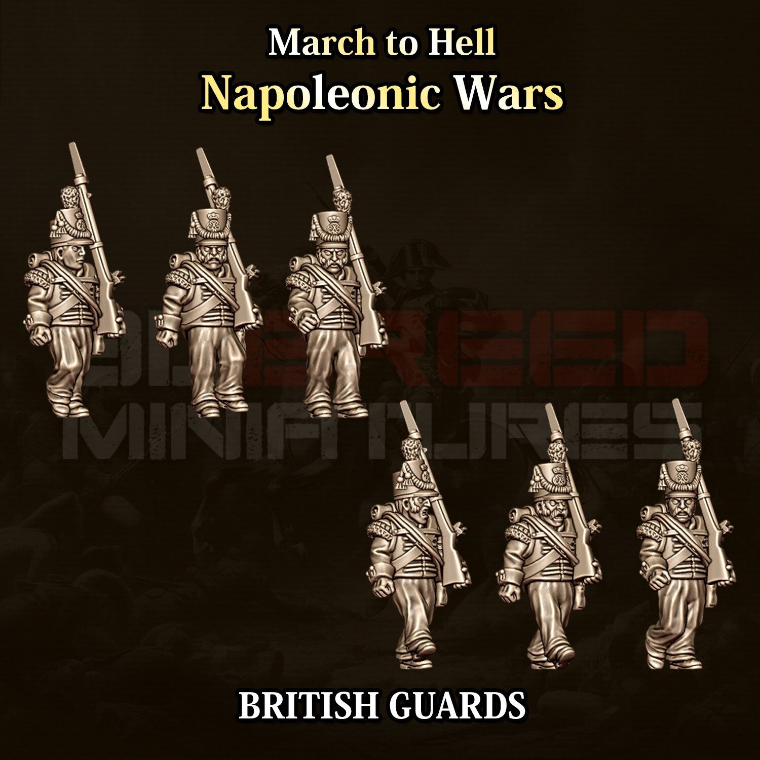 guarde infanterie britannique 15MM