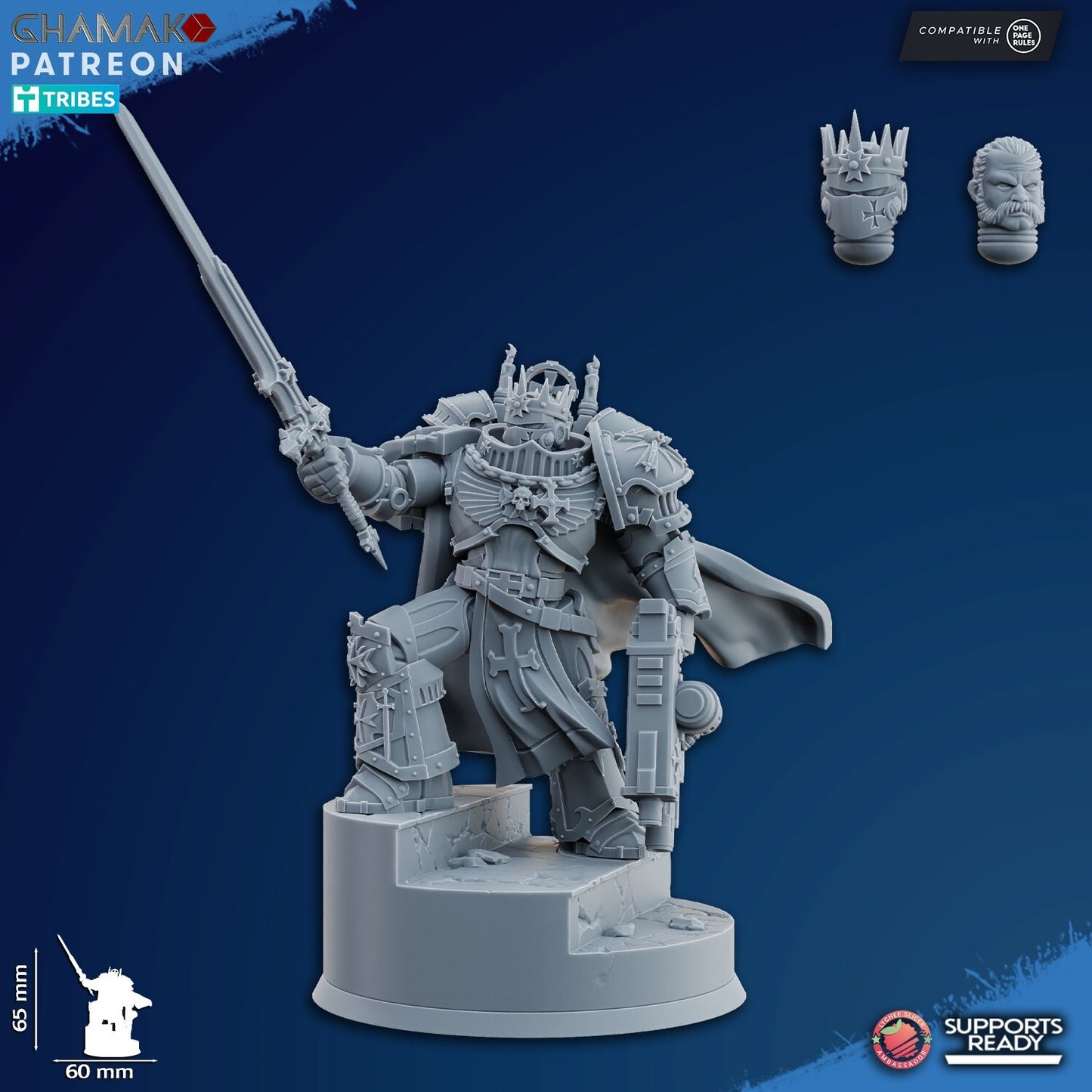 Blessed Gerard Master of the Temple  compatible space wolves