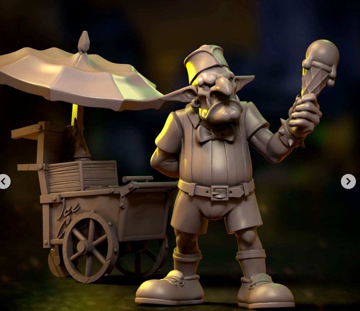 vendeur de glace convient a bloodbowl