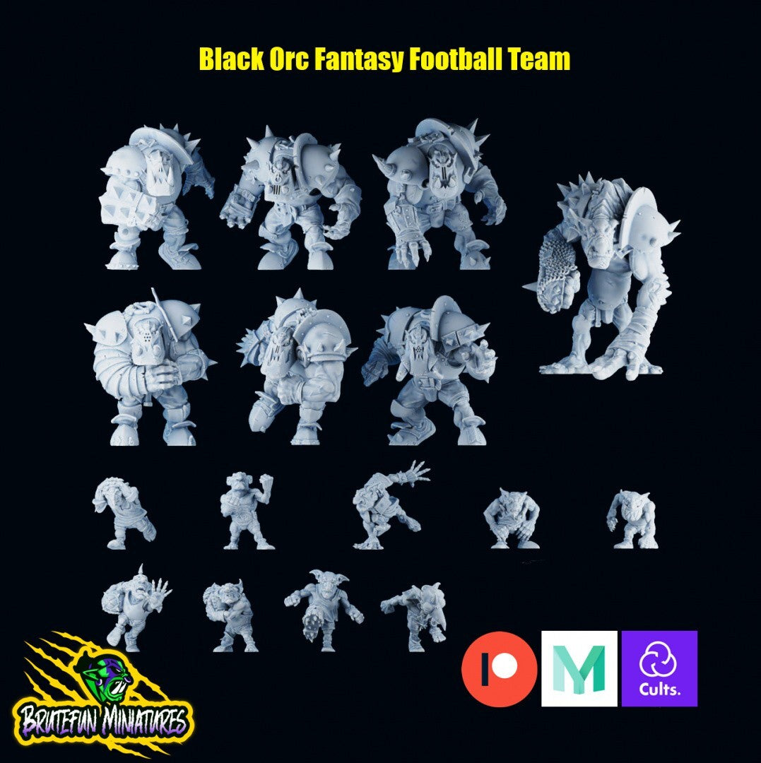 Black Orc team Fantasy Football convient a bloodbowl