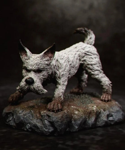 asterix et idefix hauteur 16 cm avec la base