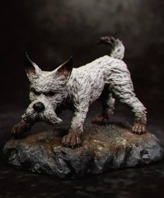 asterix et idefix hauteur 16 cm avec la base