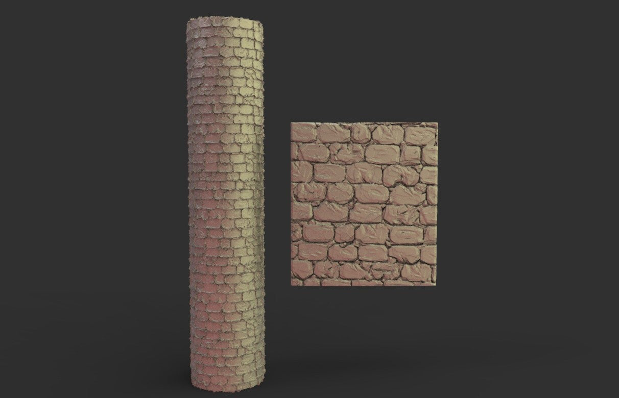 Rouleau de Modélisme 15cm briques anciennes