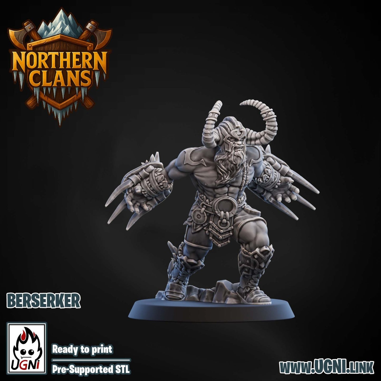 berzeker northen clans- Star Player  convient a bloodbowl