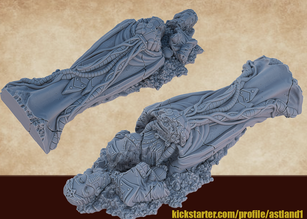 1 statue au sol hauteur 10cm