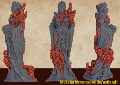 statue divine machine hauteur 15 cm avec piedestal