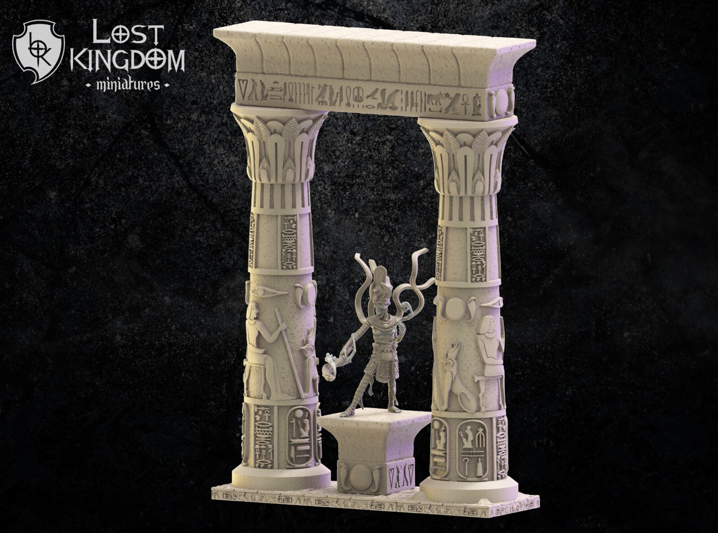 seigneur rois des tombes avec le decors