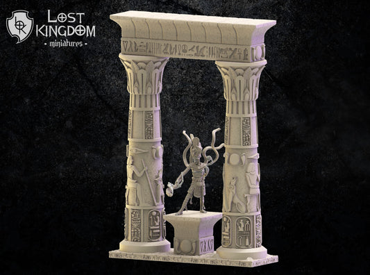 seigneur rois des tombes avec le decors