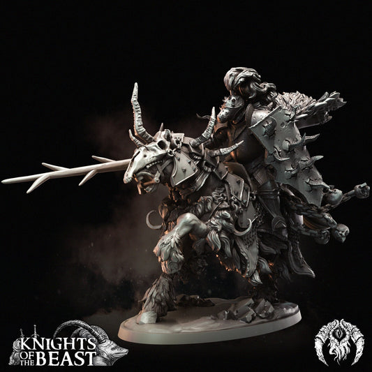 3 cavaliers  du chaos  sur monture