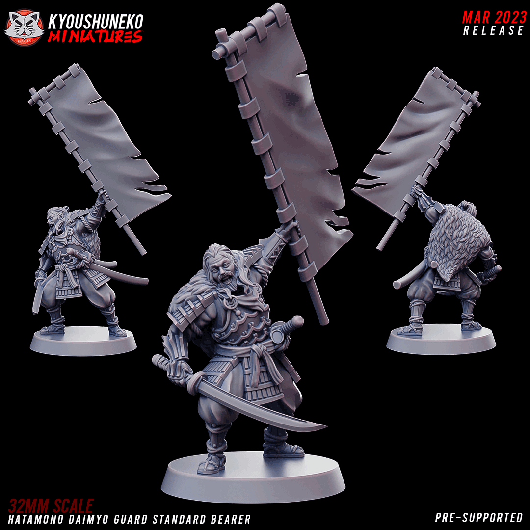 hatamono daimyo garde banniere