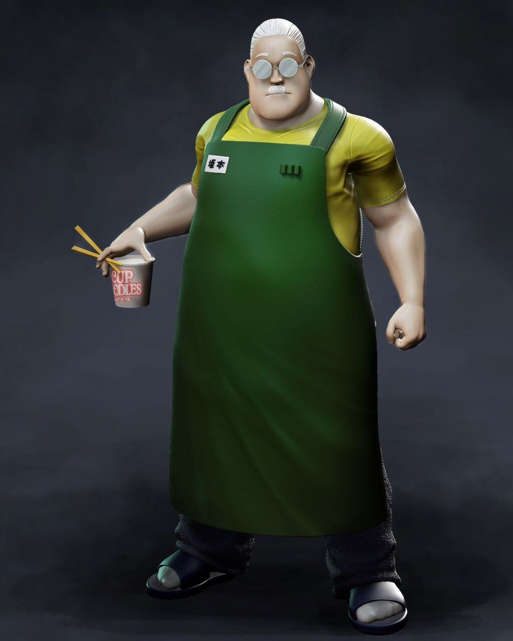 sakamoto figurine fan art 20 CM